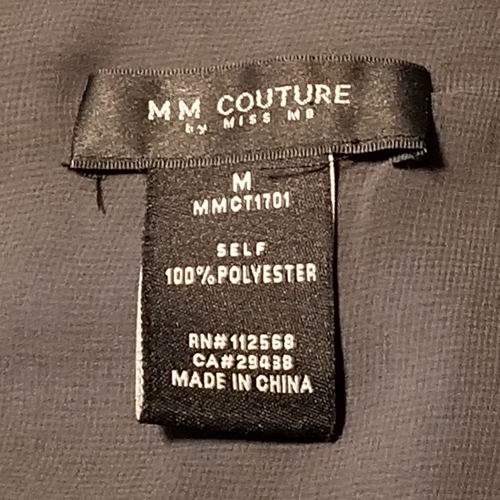 M M COUTURE Sheer Relaxed Fit Blouse - Picture 8 of 10